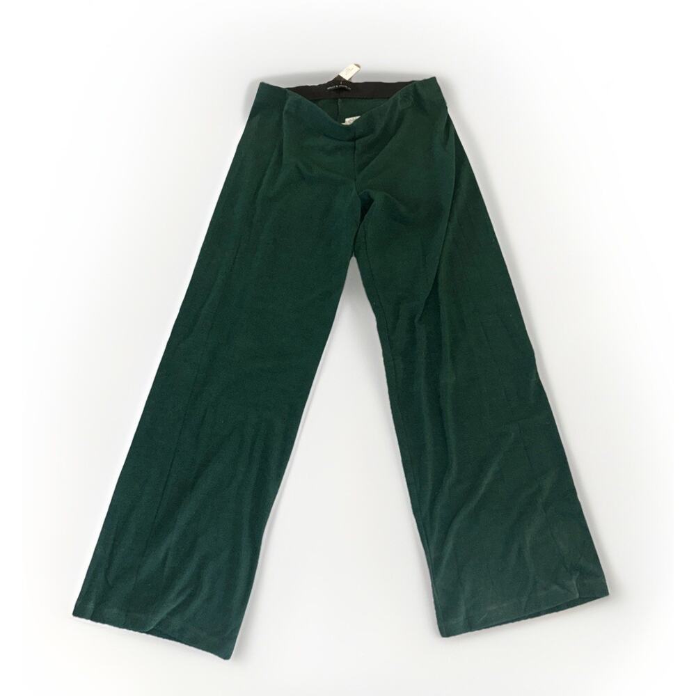 Green Wide Leg Pants Womens Large, Cozy NWT